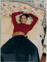 Piper Skirt: Black Midi Skirt for Cocktail Party | Nana Jacqueline