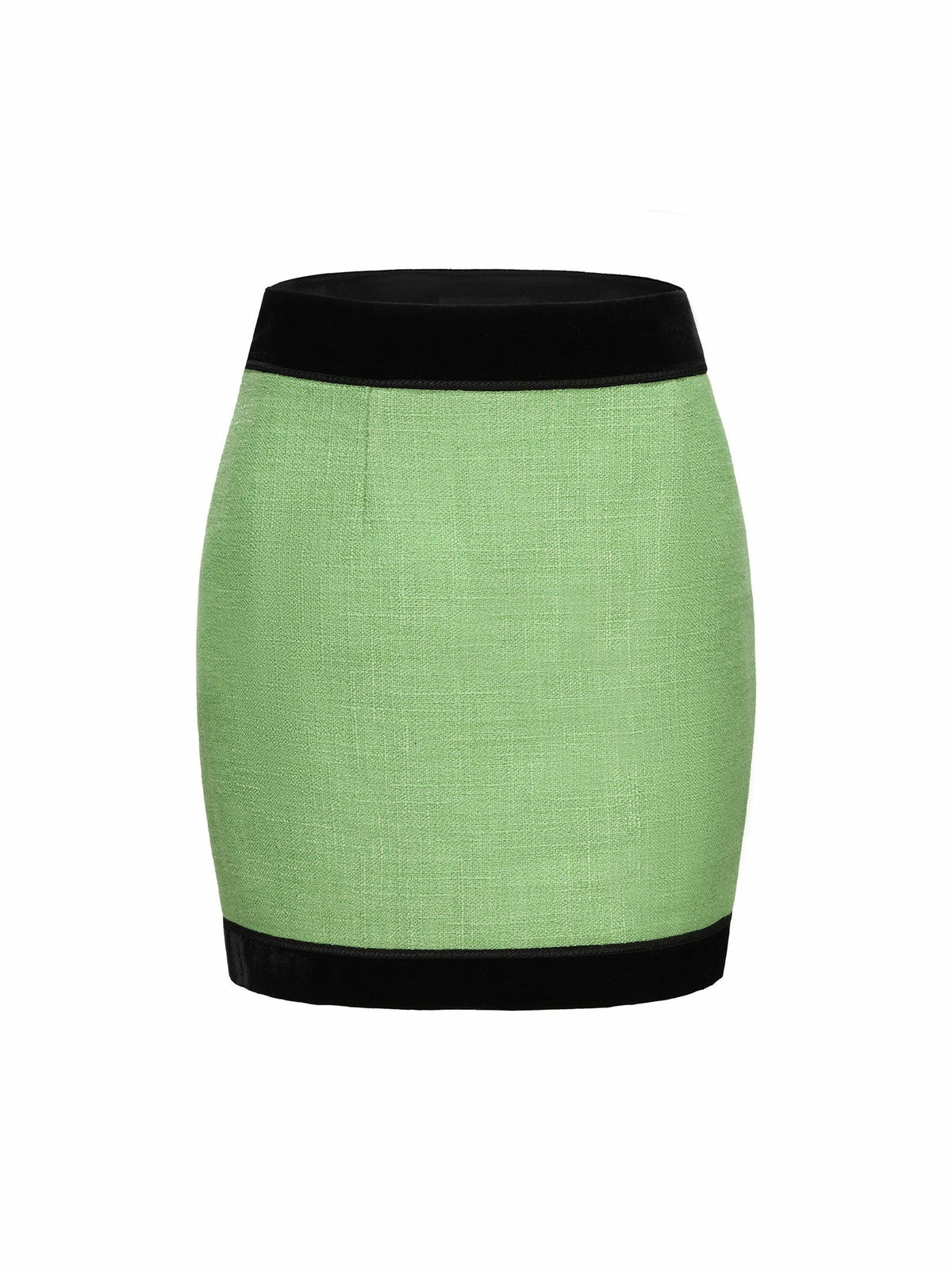 Michelle Tweed Skirt: Green Skirt for Brunch | Nana Jacqueline