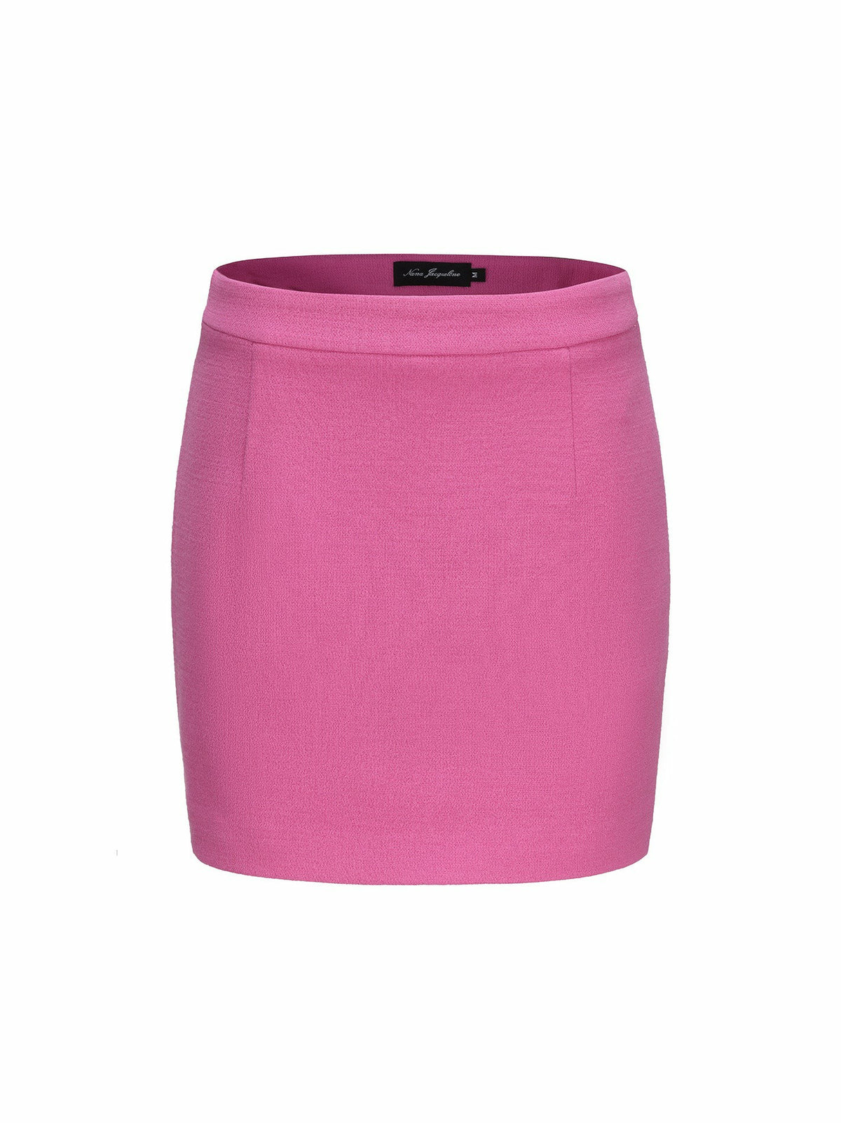 Lisette Pink Wool Mini Skirt | Nana Jacqueline