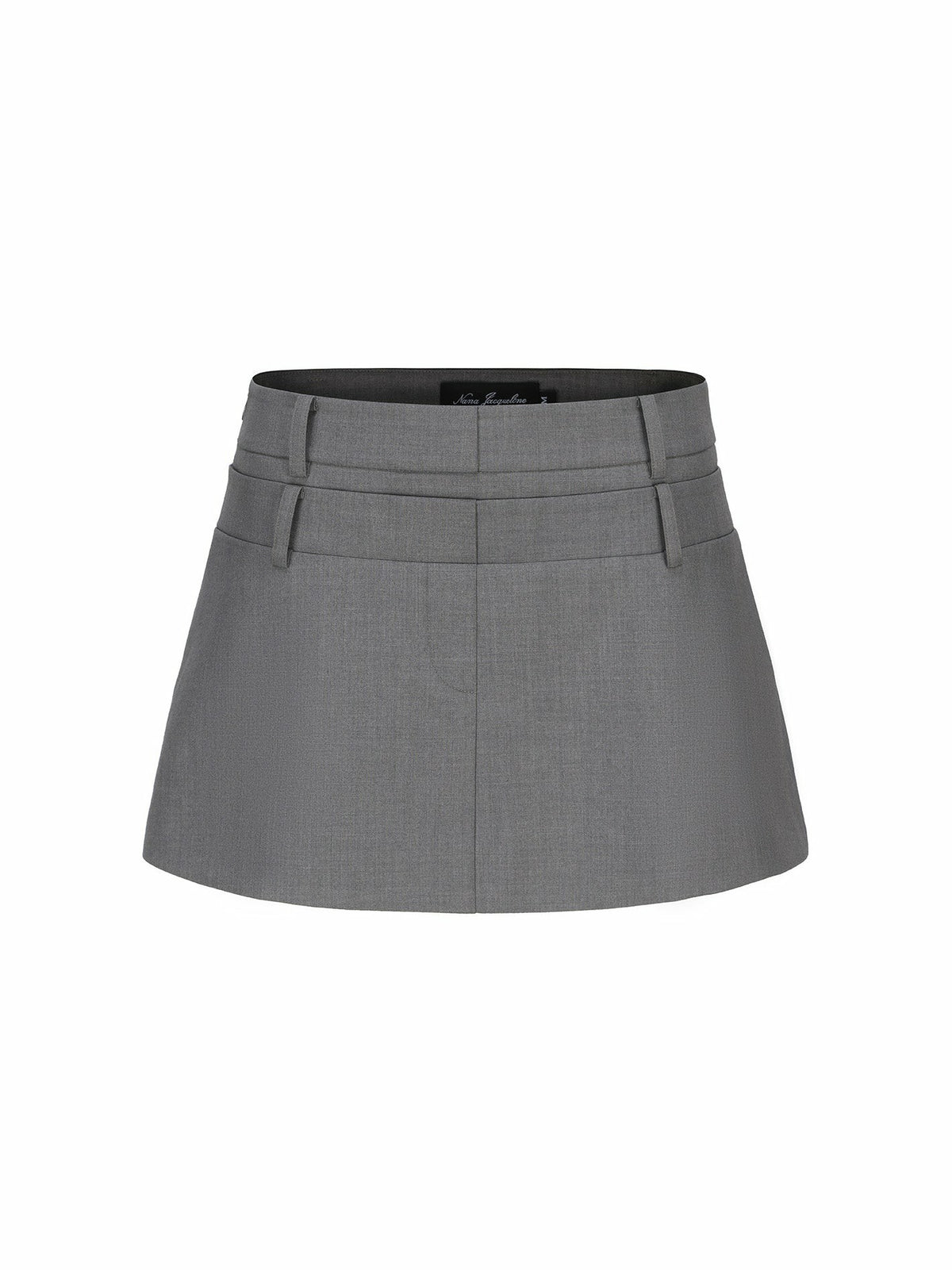 Anna Skirt: Grey Mini Skirt for Brunch | Nana Jacqueline