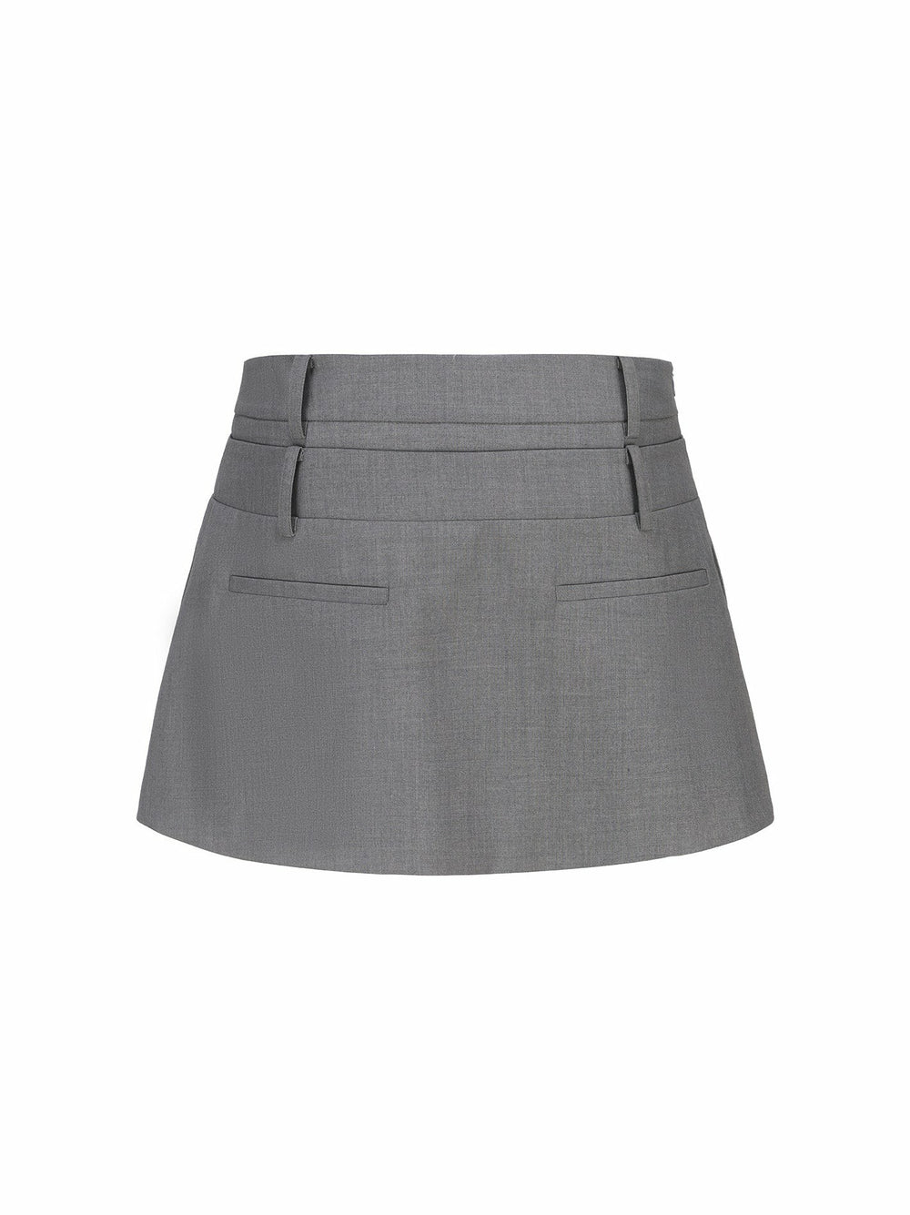 Anna Skirt: Grey Mini Skirt for Brunch | Nana Jacqueline
