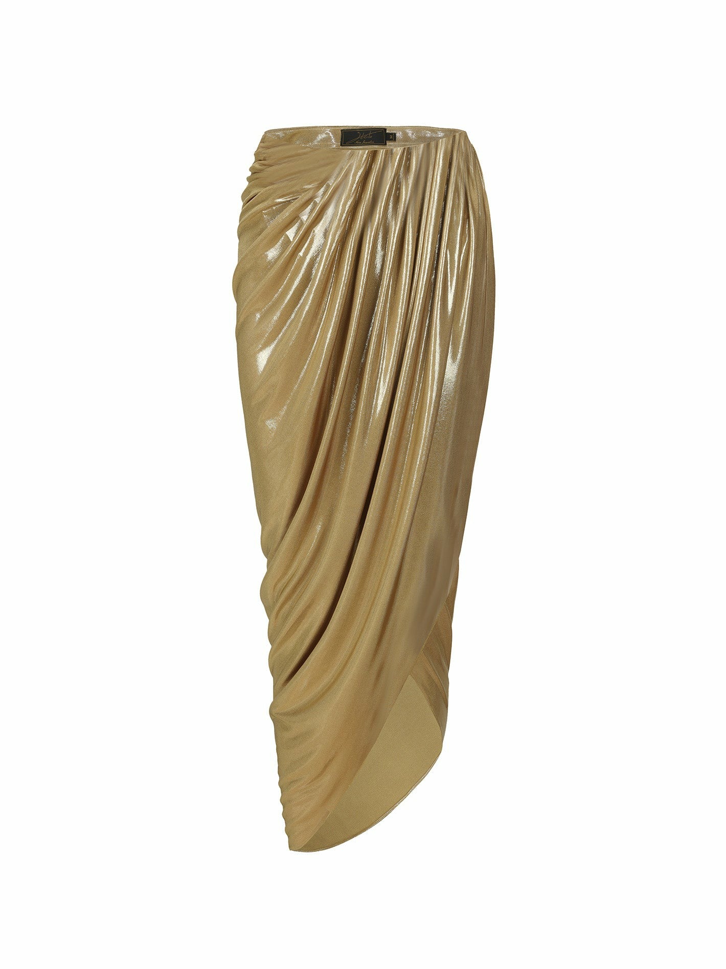 Amina Skirt: Gold Midi Skirt for Cocktail Party | Nana Jacqueline