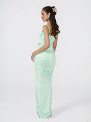 Millie Skirt: Green Maxi Skirt for Vacation Dinner | Nana Jacqueline