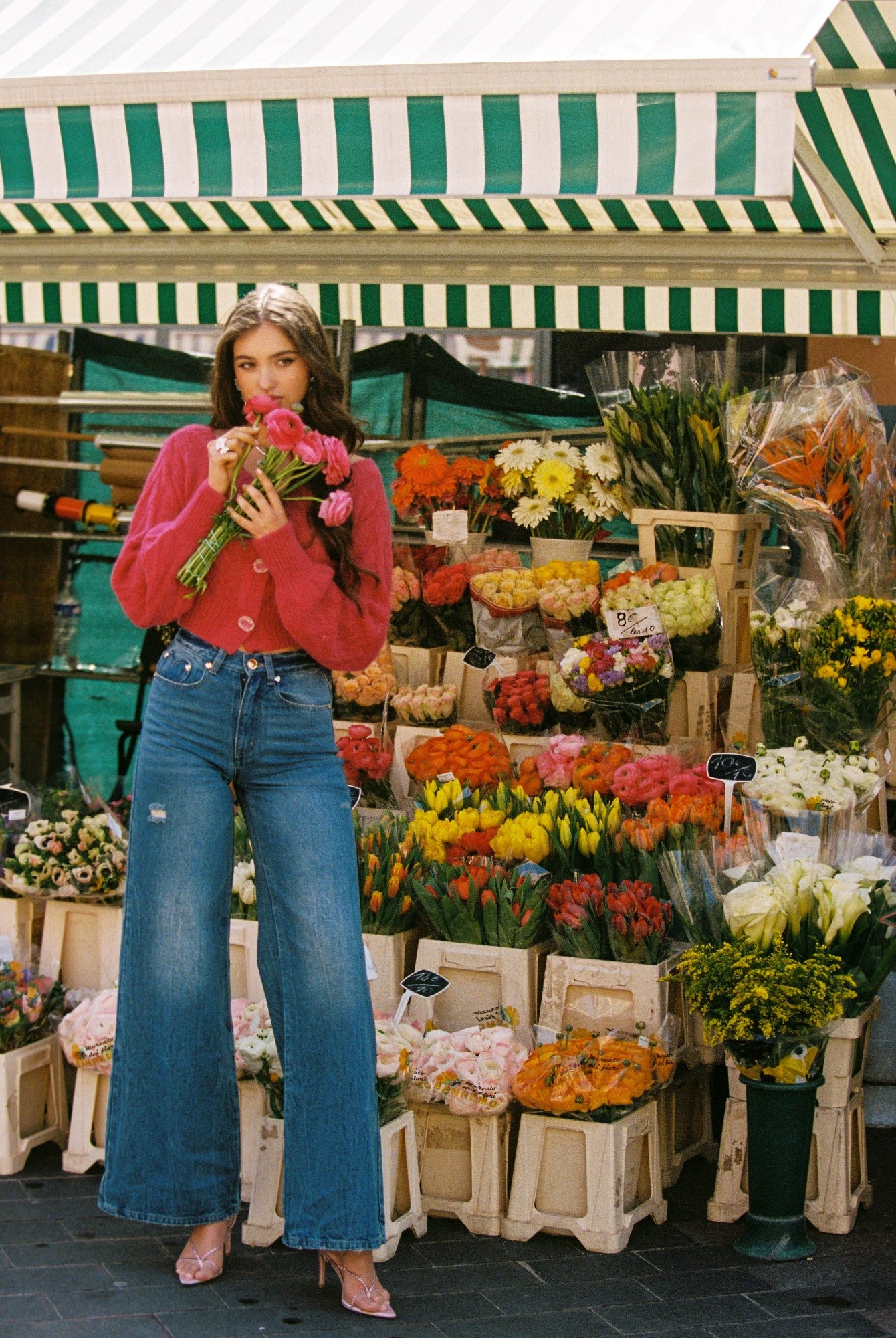 Jamie Heart Wide-Leg Jeans: Denim Jeans for Casual Daytime Outfit | Nana Jacqueline