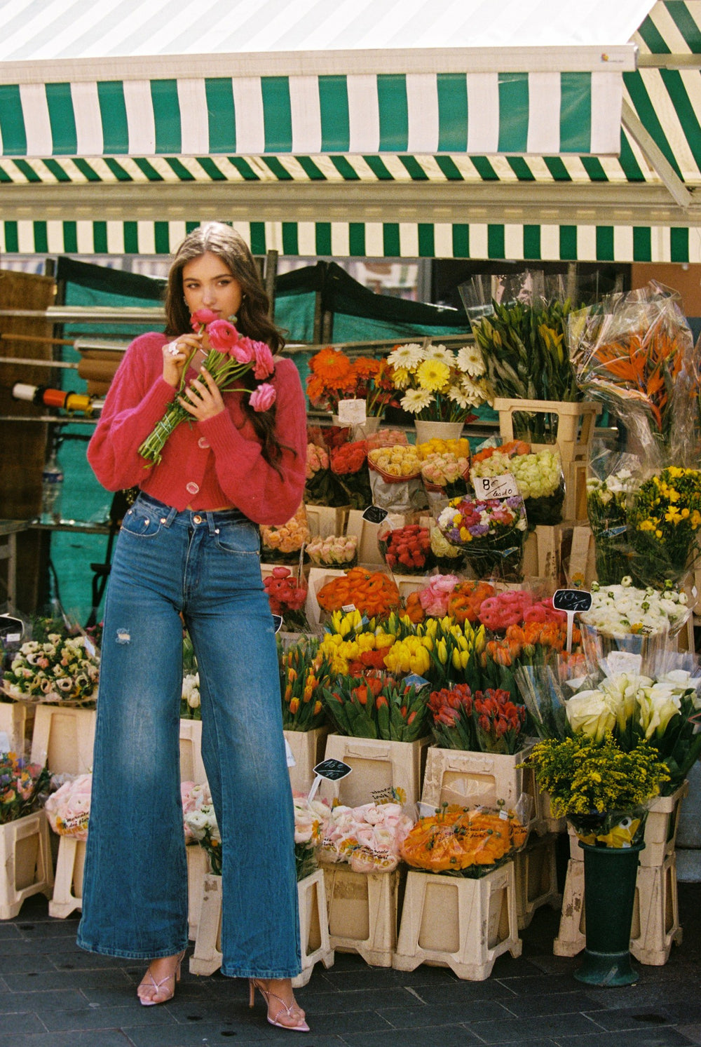 Jamie Heart Wide-Leg Jeans: Denim Jeans for Casual Daytime Outfit | Nana Jacqueline