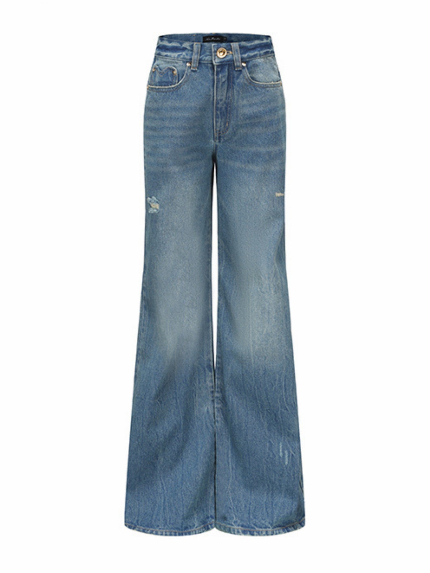 Jamie Heart Wide-Leg Jeans: Denim Jeans for Casual Daytime Outfit | Nana Jacqueline