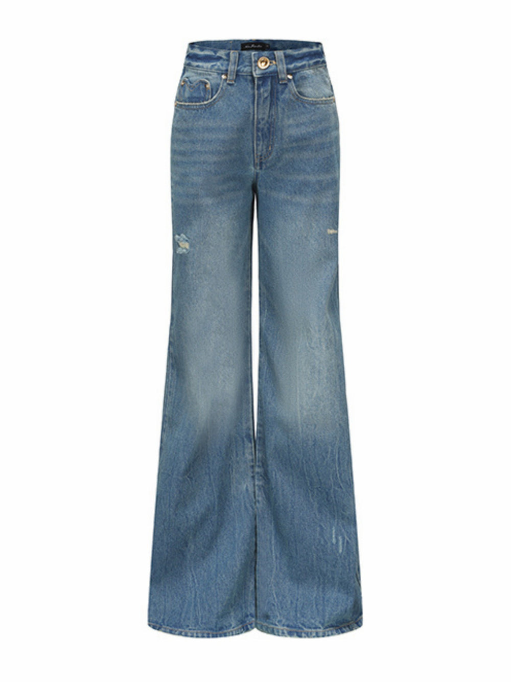 Jamie Heart Wide-Leg Jeans: Denim Jeans for Casual Daytime Outfit | Nana Jacqueline