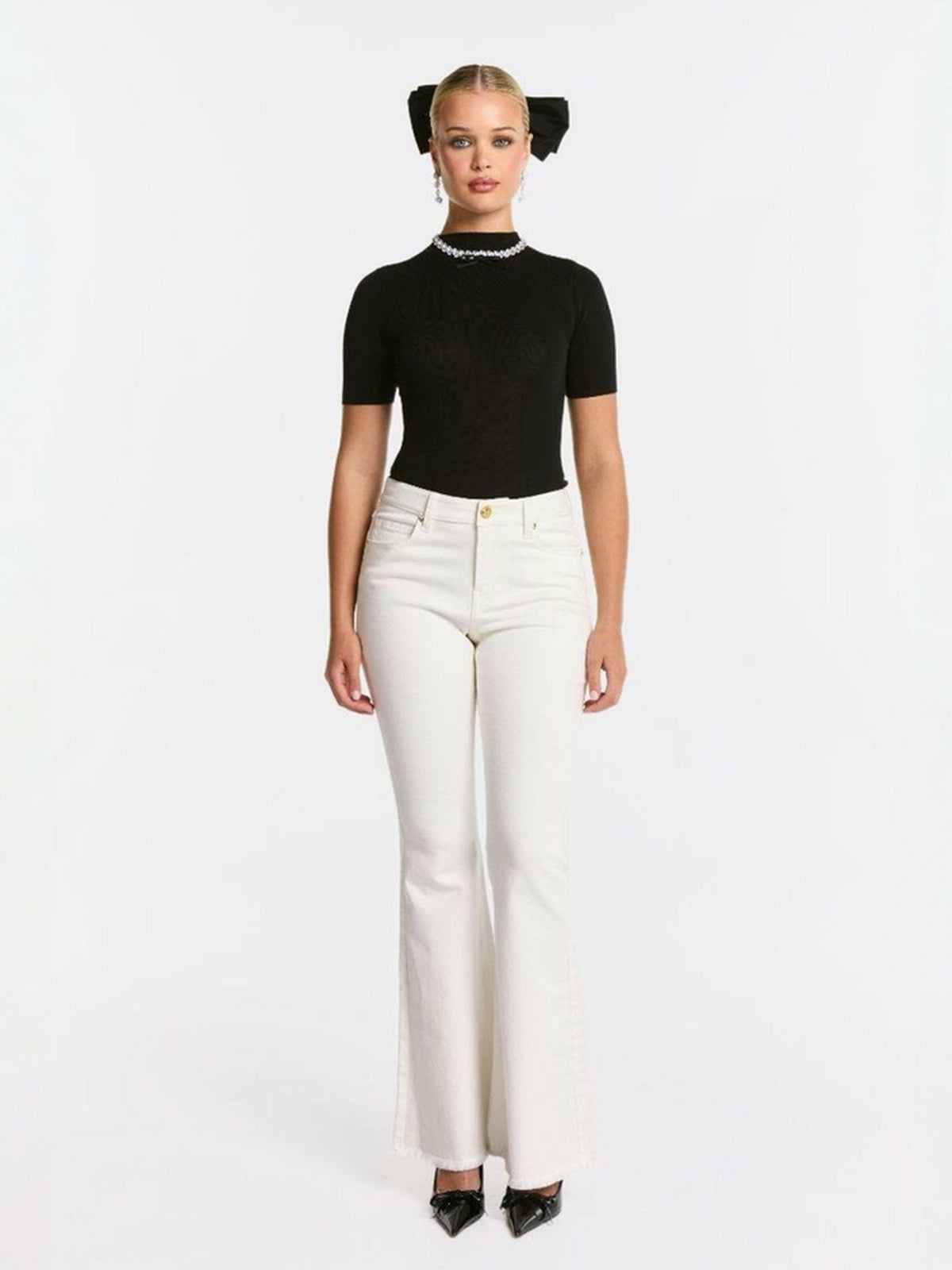 Brittany Jeans: White Jeans for Brunch | Nana Jacqueline
