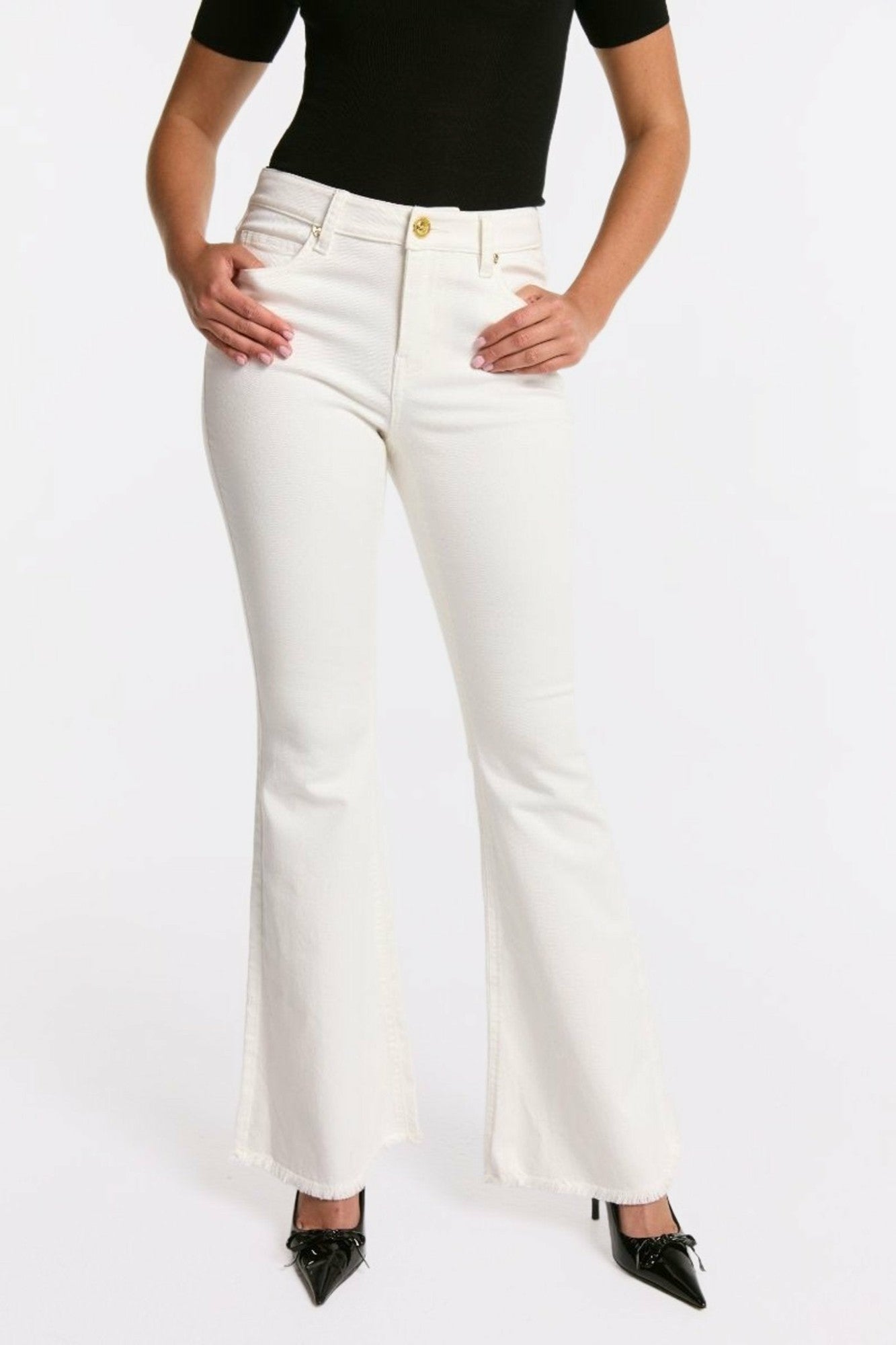 Brittany Jeans: White Jeans for Brunch | Nana Jacqueline