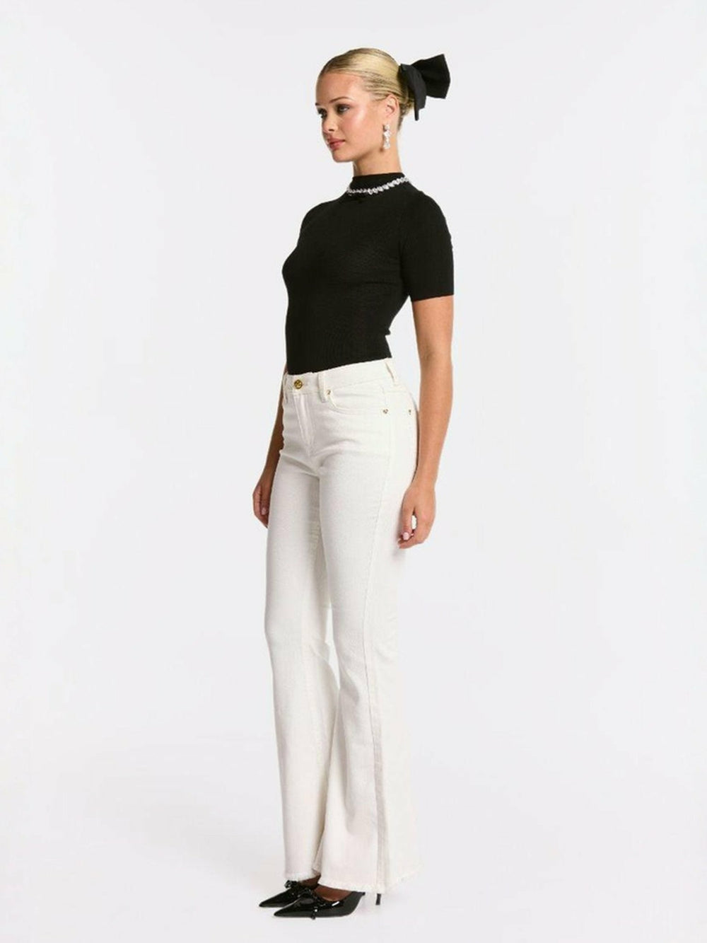Brittany Jeans: White Jeans for Brunch | Nana Jacqueline