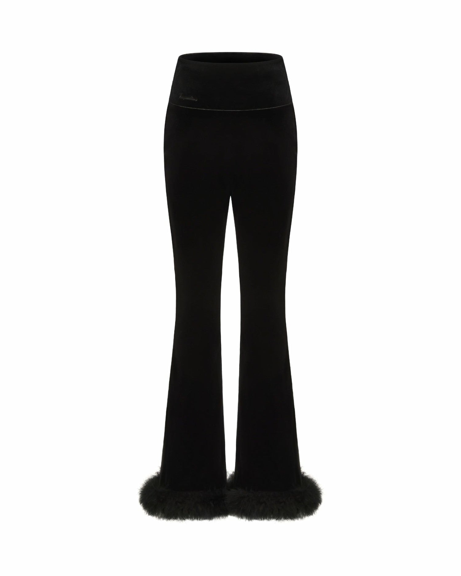 Estelle Velvet Pants: Black Velvet Pants for Cocktail Party | Nana Jacqueline