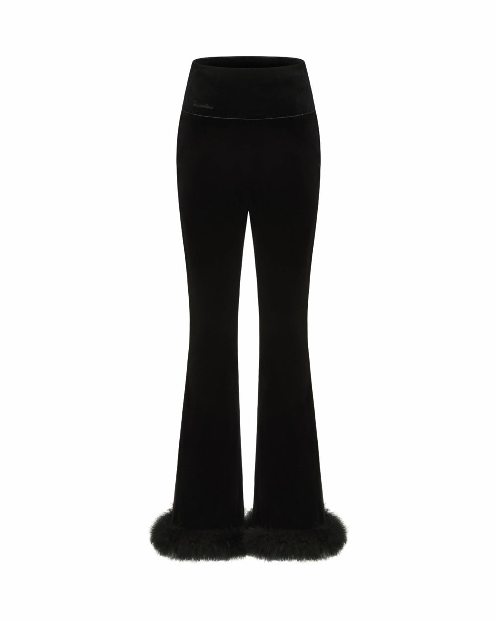 Estelle Velvet Pants: Black Velvet Pants for Cocktail Party | Nana Jacqueline