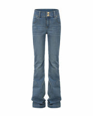 Gia High-Waist Bootcut Jeans: Blue Jeans for Elevated Everyday Style | Nana Jacqueline