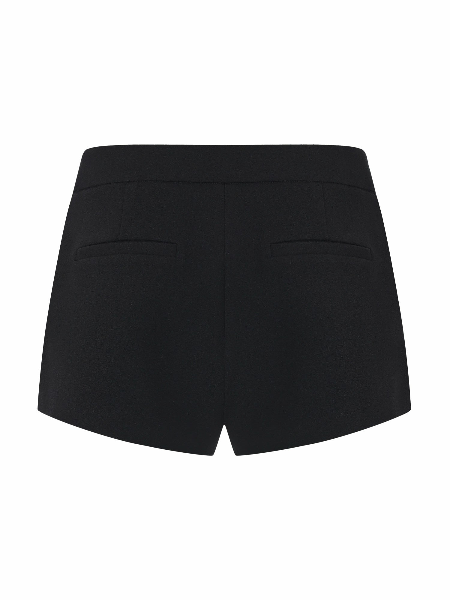 Avalon Straight-Leg Black Shorts | Nana Jacqueline
