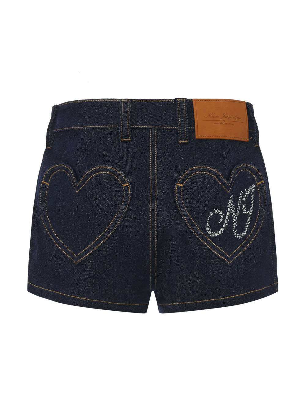 Lexie Heart Pocket Blue Shorts | Nana Jacqueline
