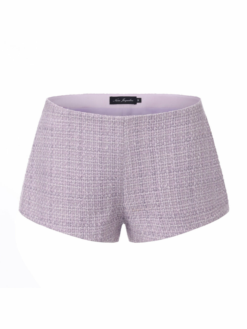 Annabella Tweed Woven Purple Shorts | Nana Jacqueline