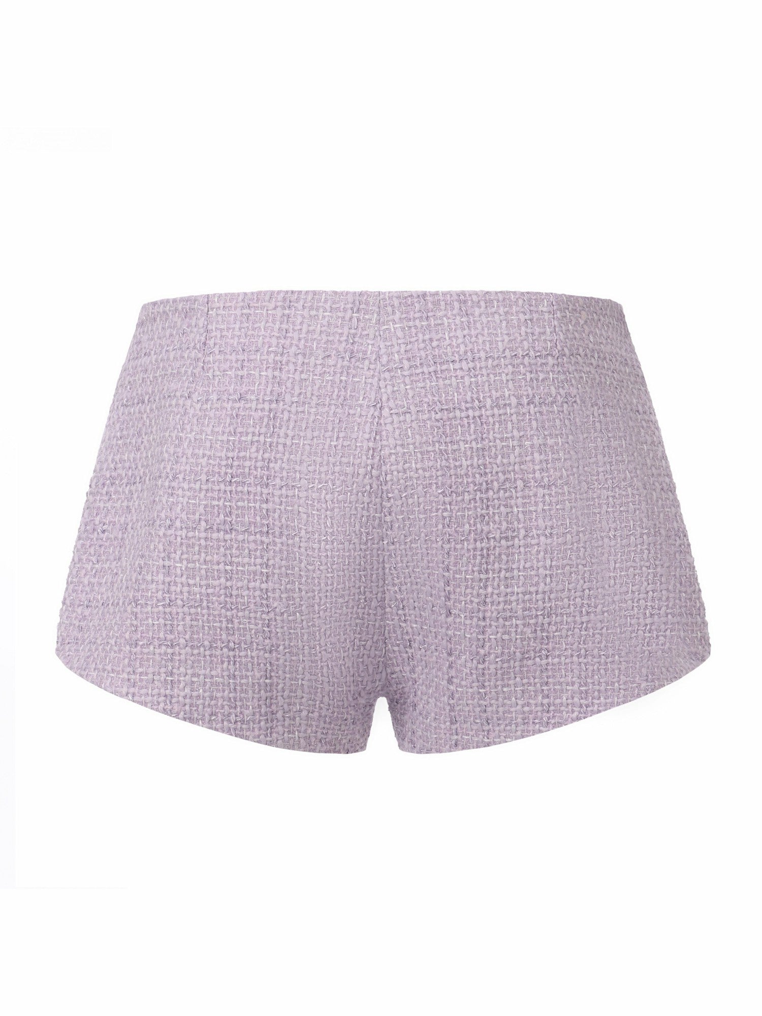 Annabella Tweed Woven Purple Shorts | Nana Jacqueline