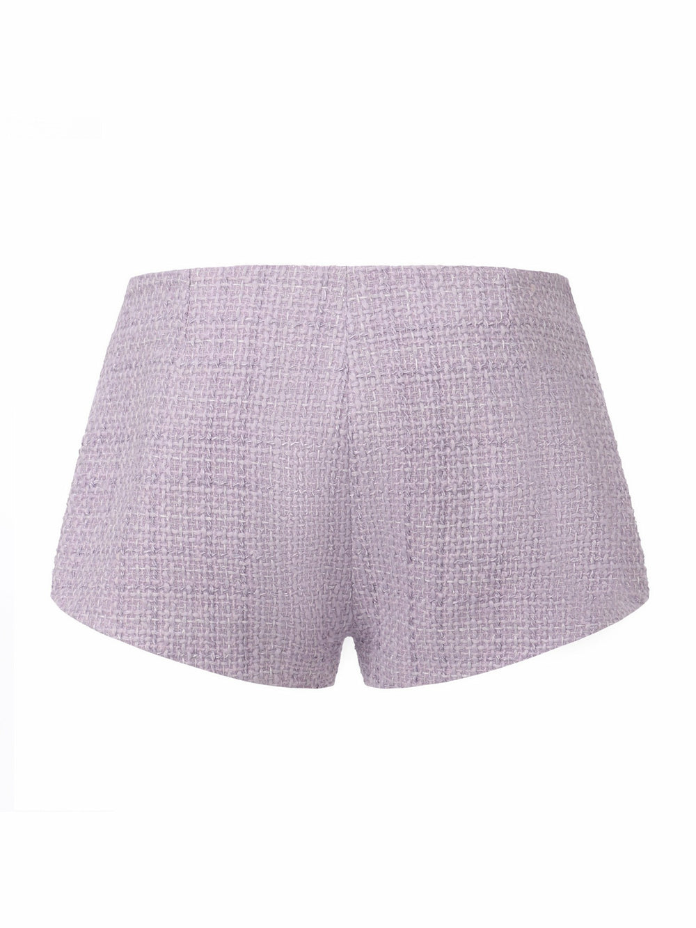 Annabella Tweed Woven Purple Shorts | Nana Jacqueline