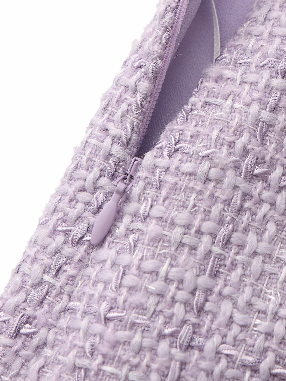 Annabella Tweed Woven Purple Shorts | Nana Jacqueline