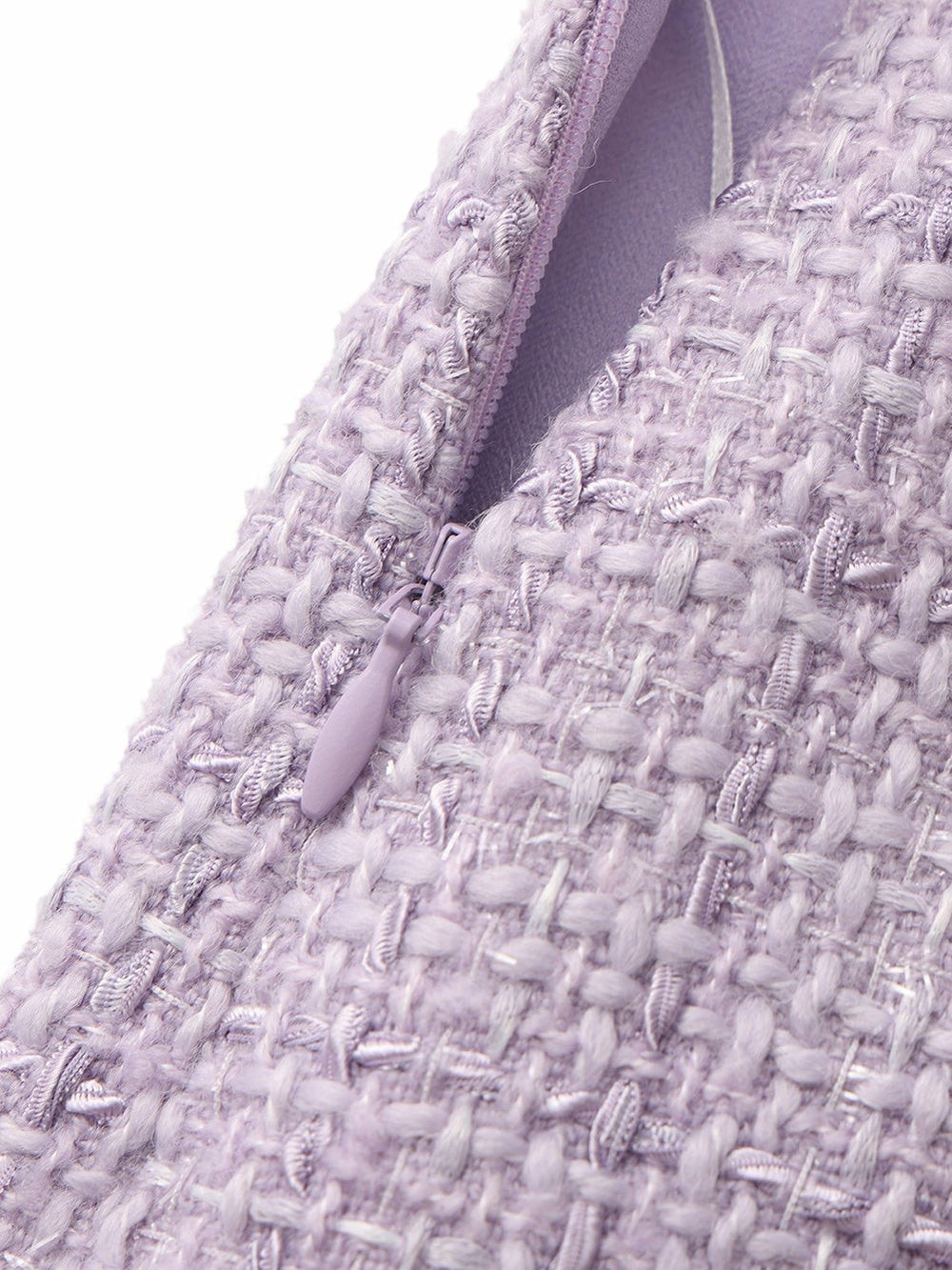 Annabella Tweed Woven Purple Shorts | Nana Jacqueline