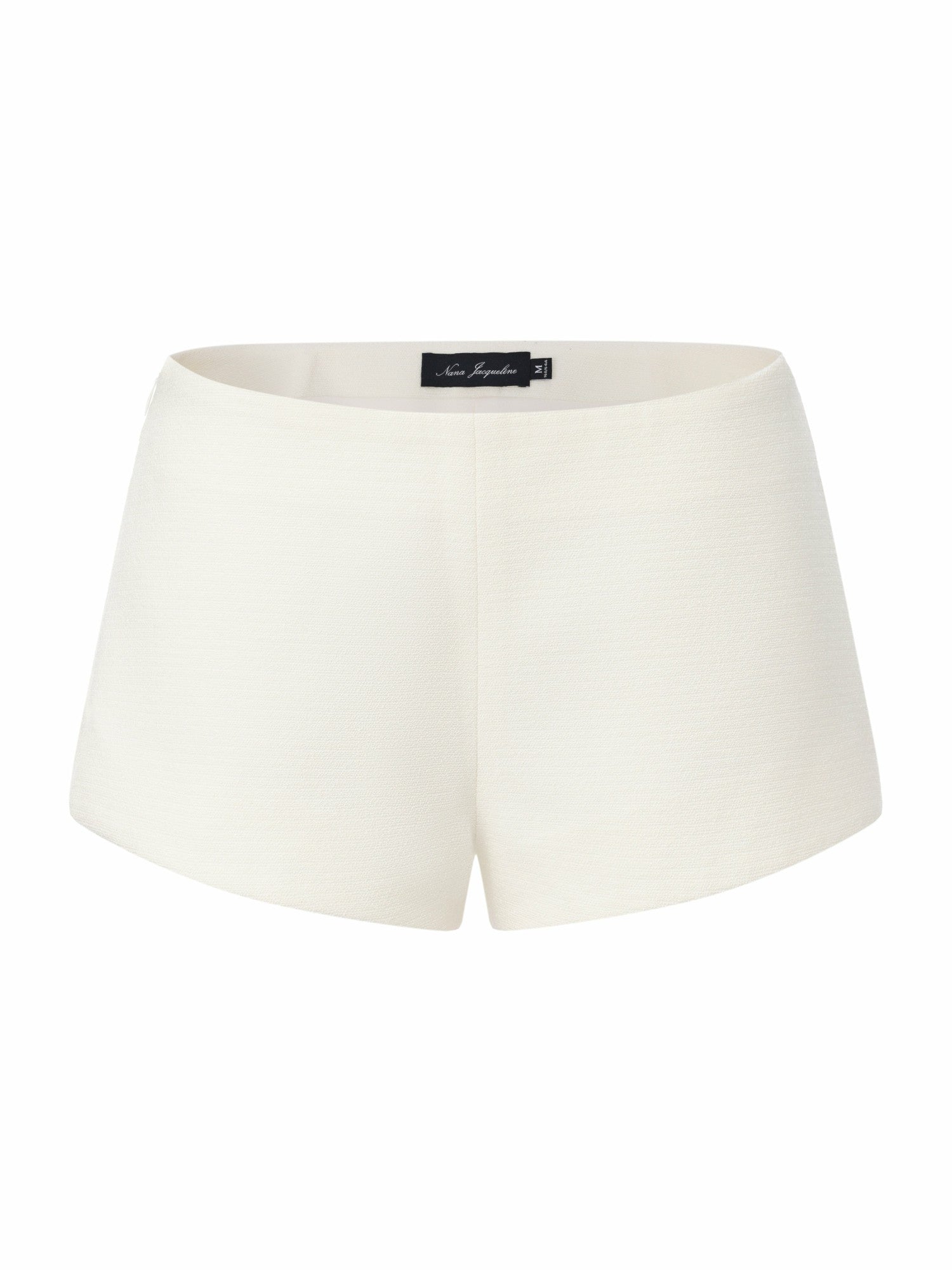 Camille Mid-Rise White Tailored Shorts | Nana Jacqueline