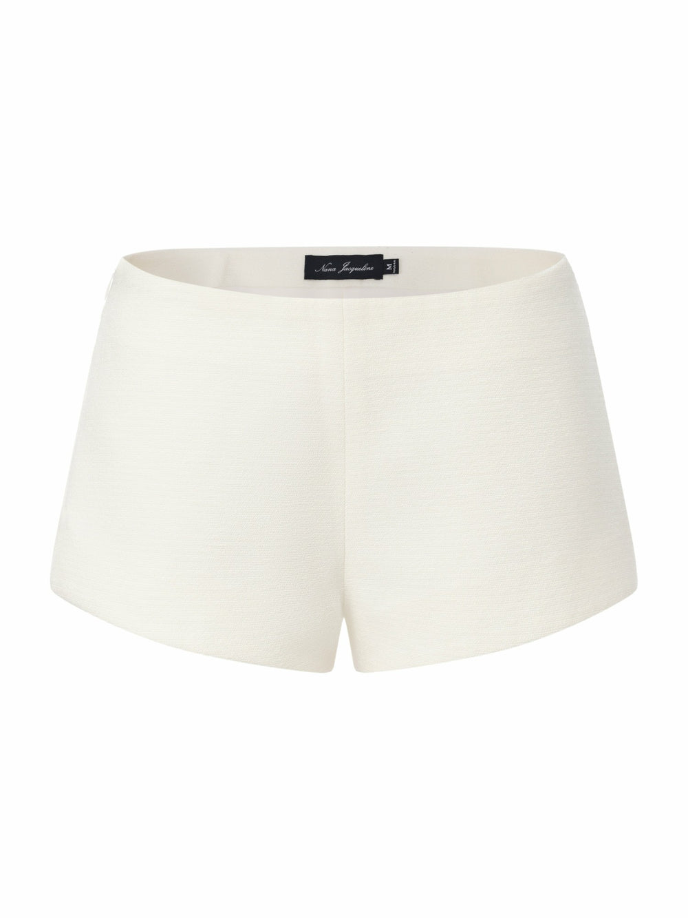 Camille Mid-Rise White Tailored Shorts | Nana Jacqueline