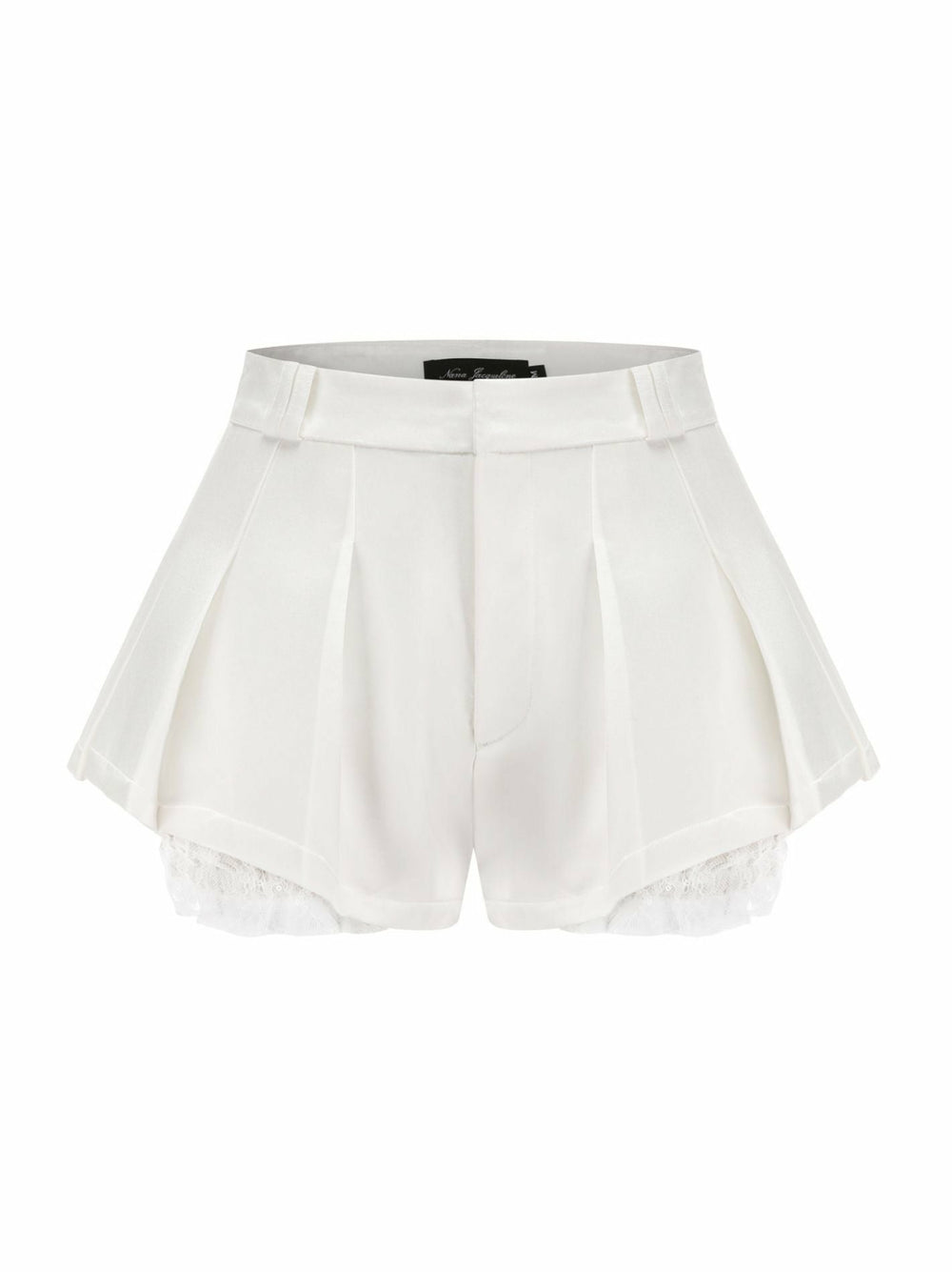 White Milan Shorts: White Shorts for Resort Brunch | Nana Jacqueline