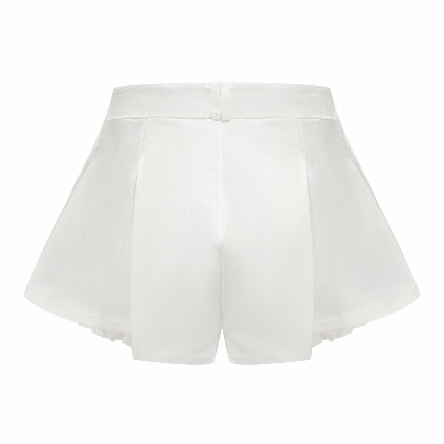White Milan Shorts: White Shorts for Resort Brunch | Nana Jacqueline
