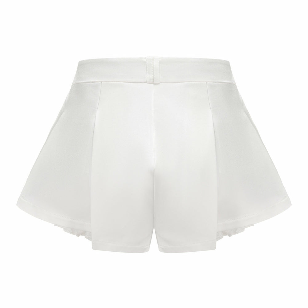 White Milan Shorts: White Shorts for Resort Brunch | Nana Jacqueline