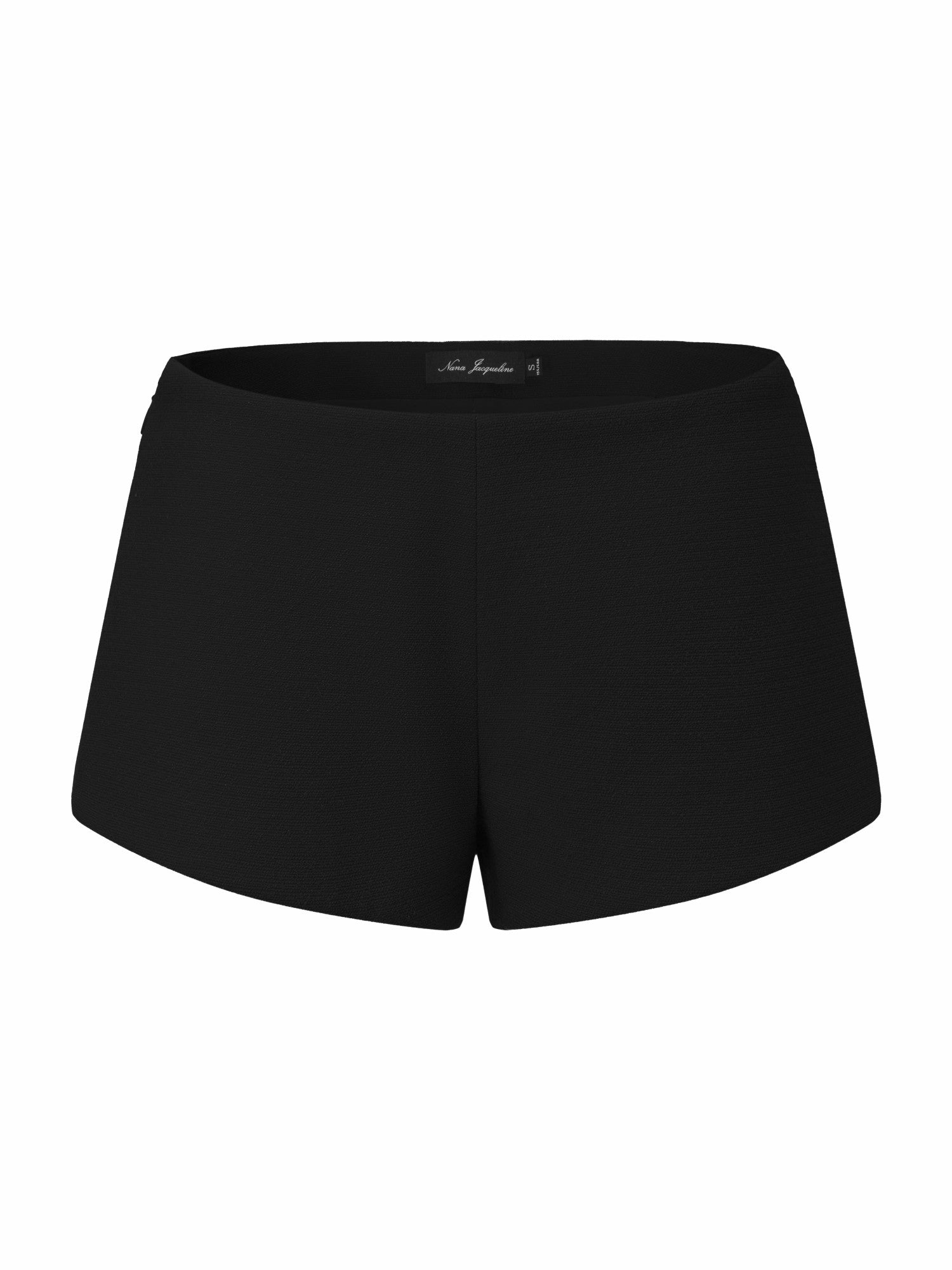Camille Mid-Rise Black Tailored Shorts | Nana Jacqueline