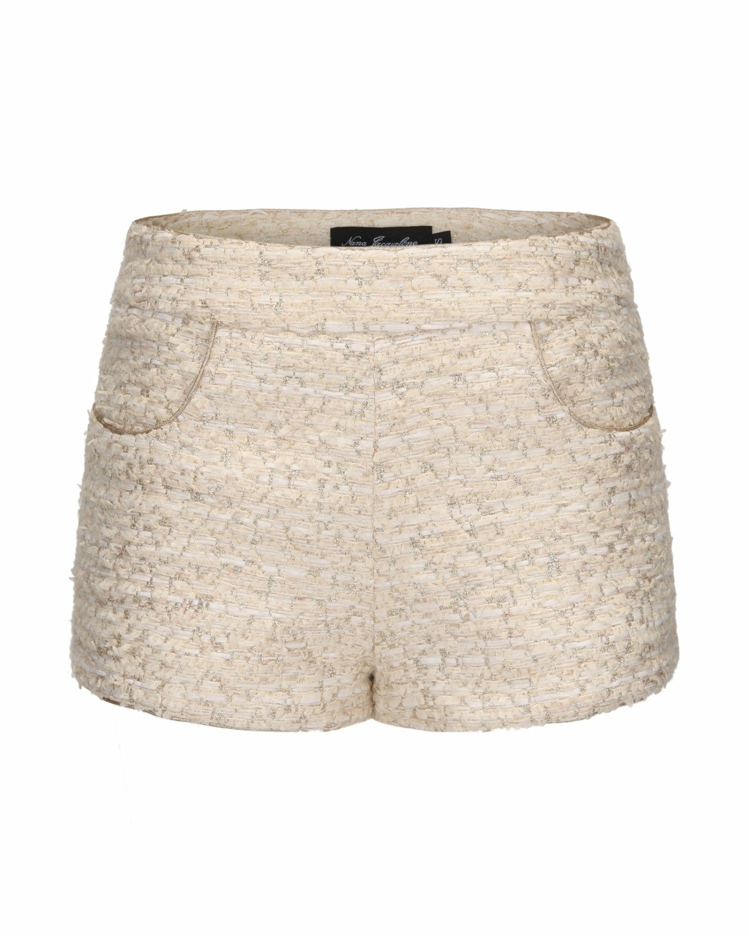 Evelyn Tweed Shorts: White Shorts for Brunch | Nana Jacqueline