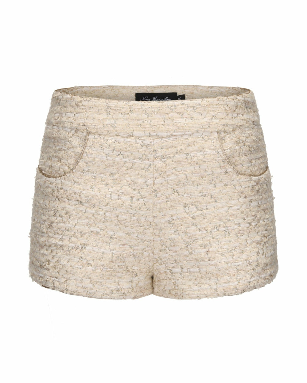 Evelyn Tweed Shorts: White Shorts for Brunch | Nana Jacqueline