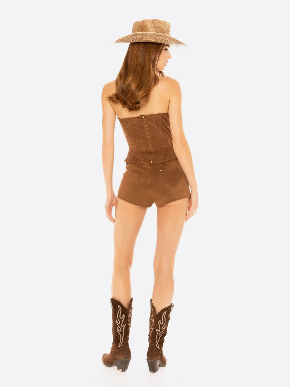 Sienna Suede Shorts: Brown Shorts for Date Night | Nana Jacqueline
