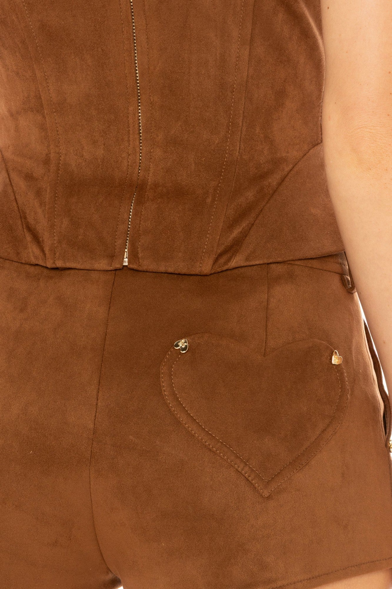 Sienna Suede Shorts: Brown Shorts for Date Night | Nana Jacqueline