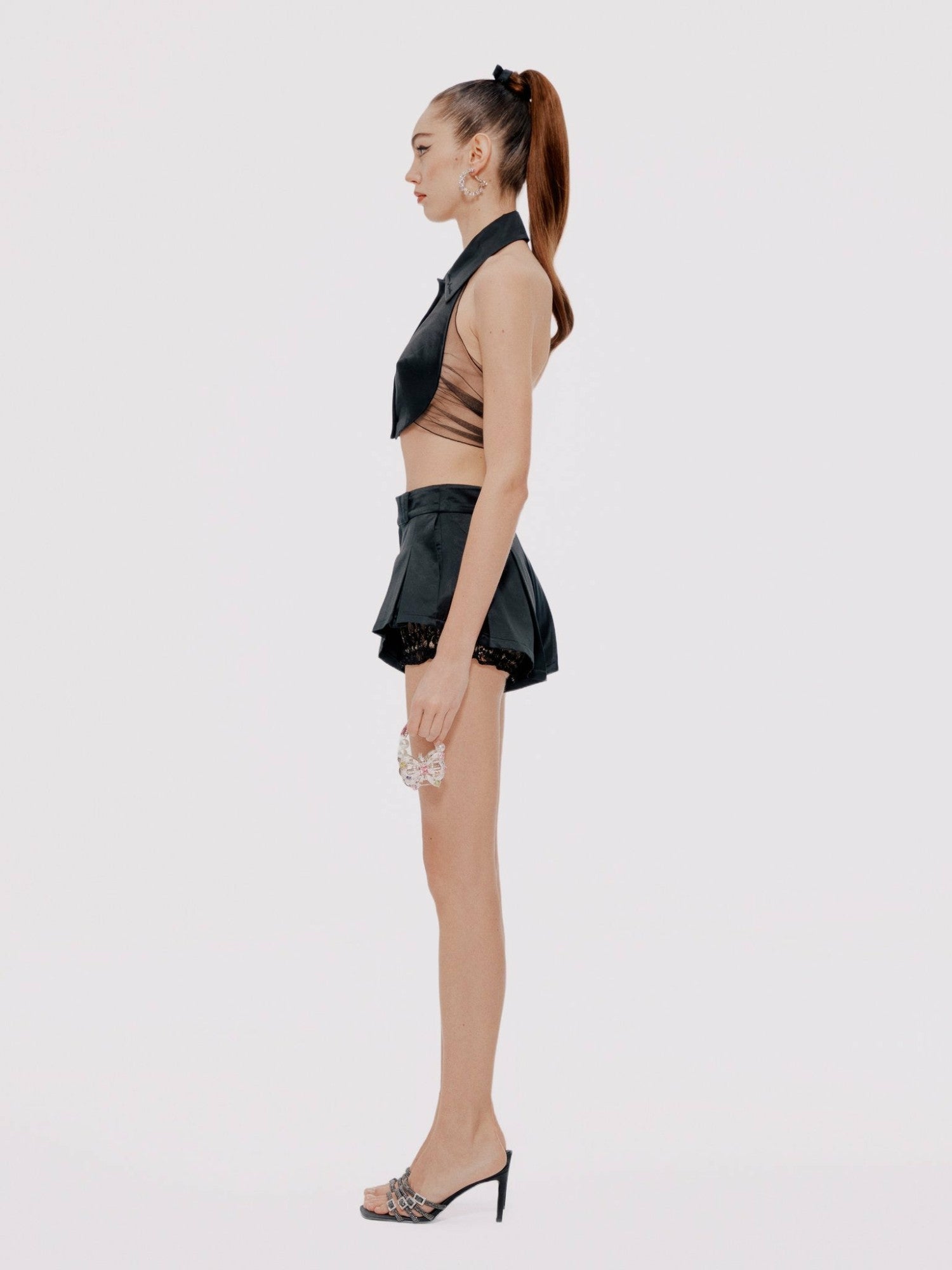 Black Milan Shorts: Black Shorts for Girls' Night Out | Nana Jacqueline