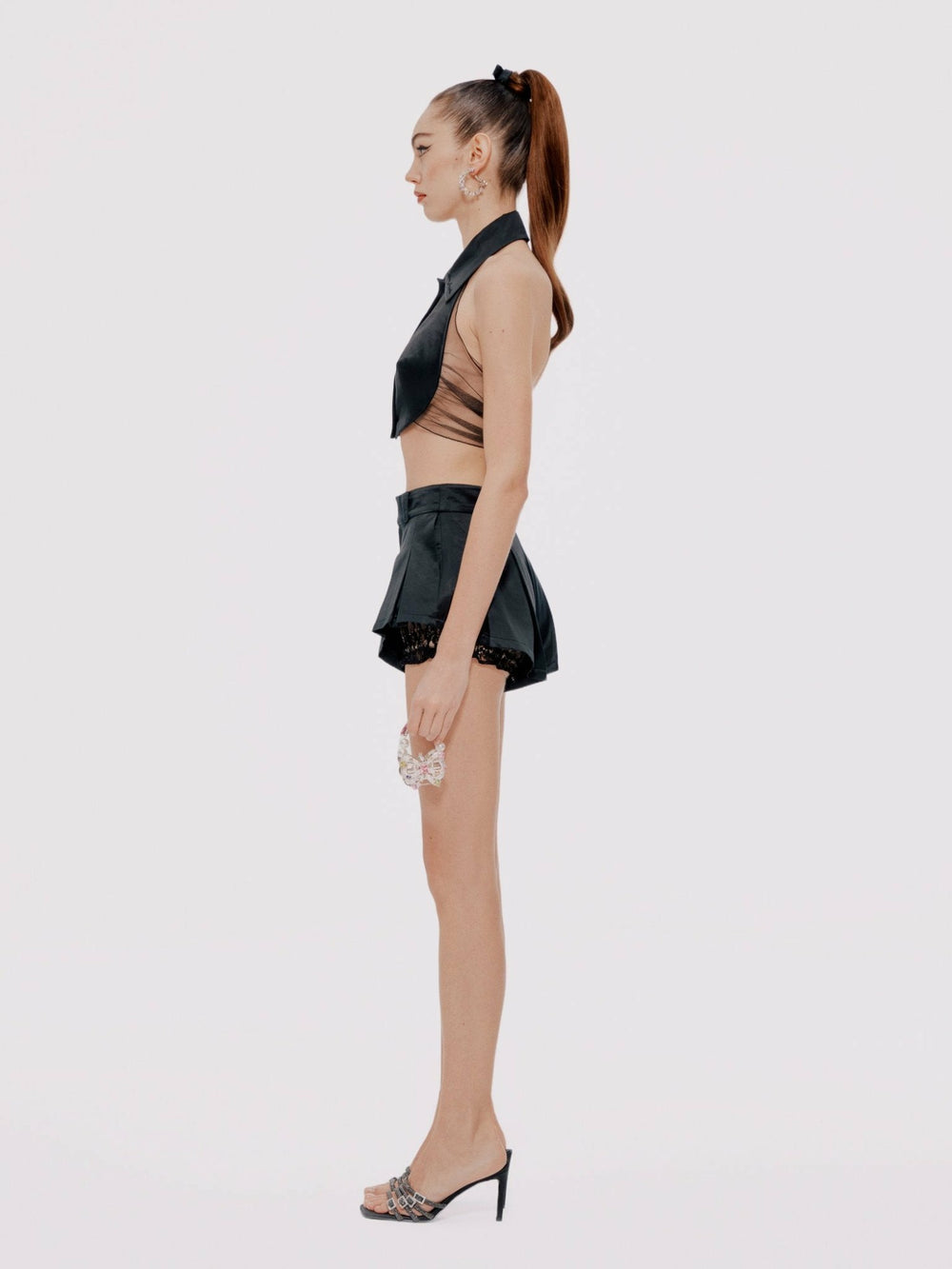 Black Milan Shorts: Black Shorts for Girls' Night Out | Nana Jacqueline