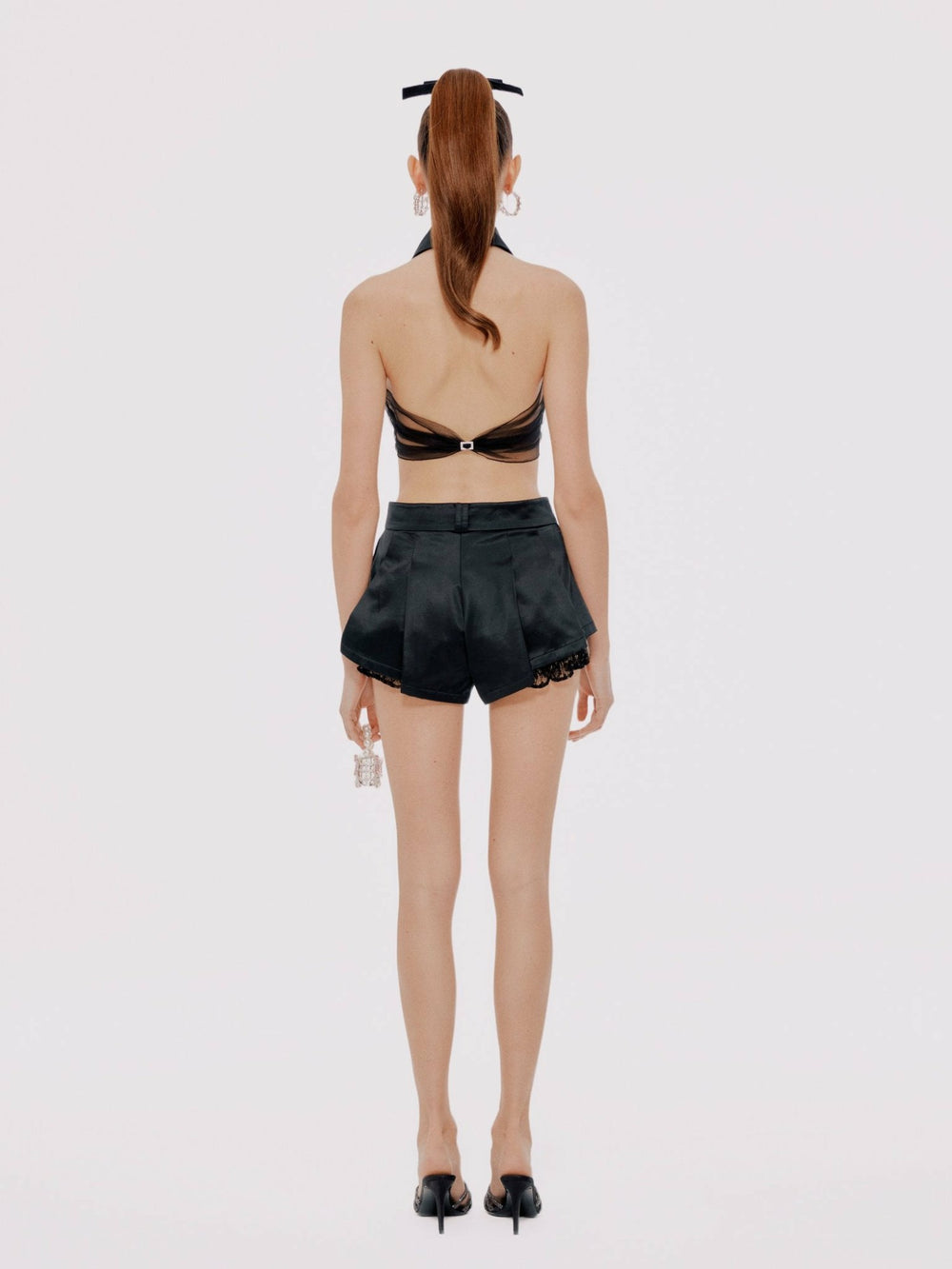 Black Milan Shorts: Black Shorts for Girls' Night Out | Nana Jacqueline