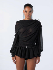 Demi Shorts: Black Shorts for Girls' Night Out | Nana Jacqueline