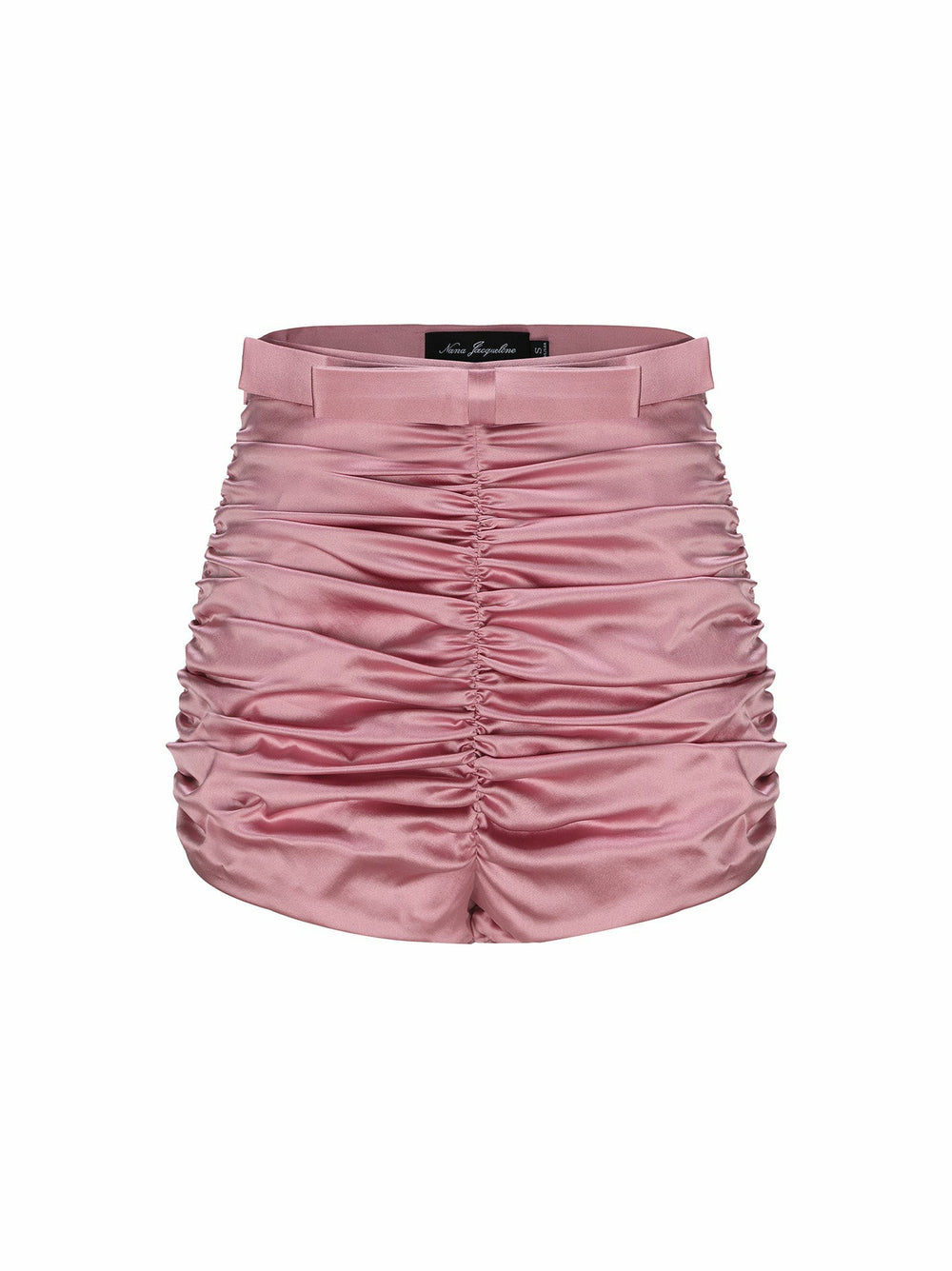 Emilia Shorts: Pink Satin Shorts for Bachelorette Party | Nana Jacqueline