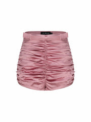 Emilia Shorts: Pink Satin Shorts for Bachelorette Party | Nana Jacqueline