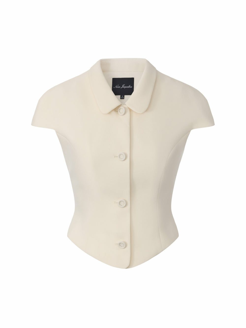 Alina Cap Sleeve Champagne Top | Nana Jacqueline