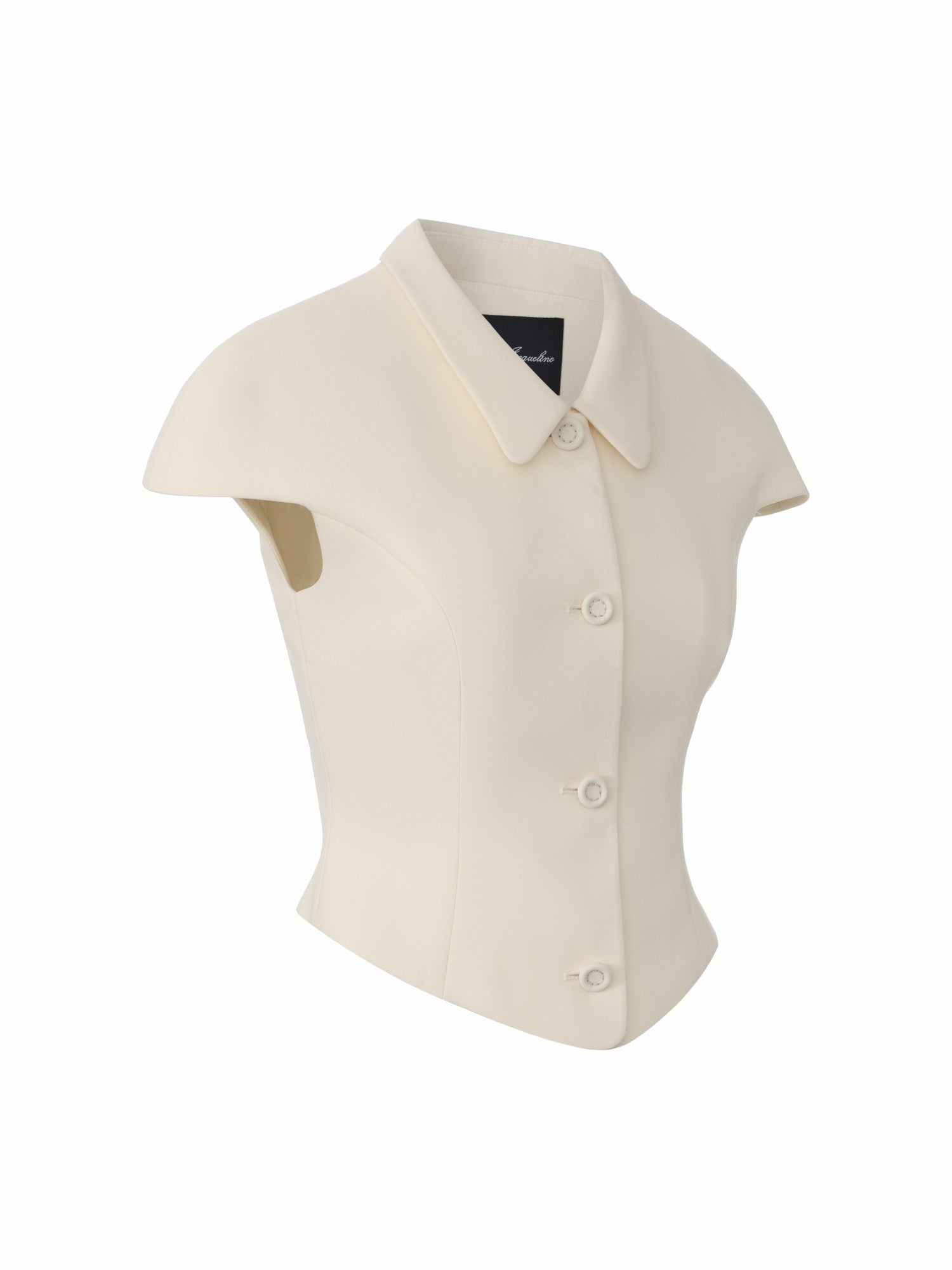 Alina Cap Sleeve Champagne Top | Nana Jacqueline