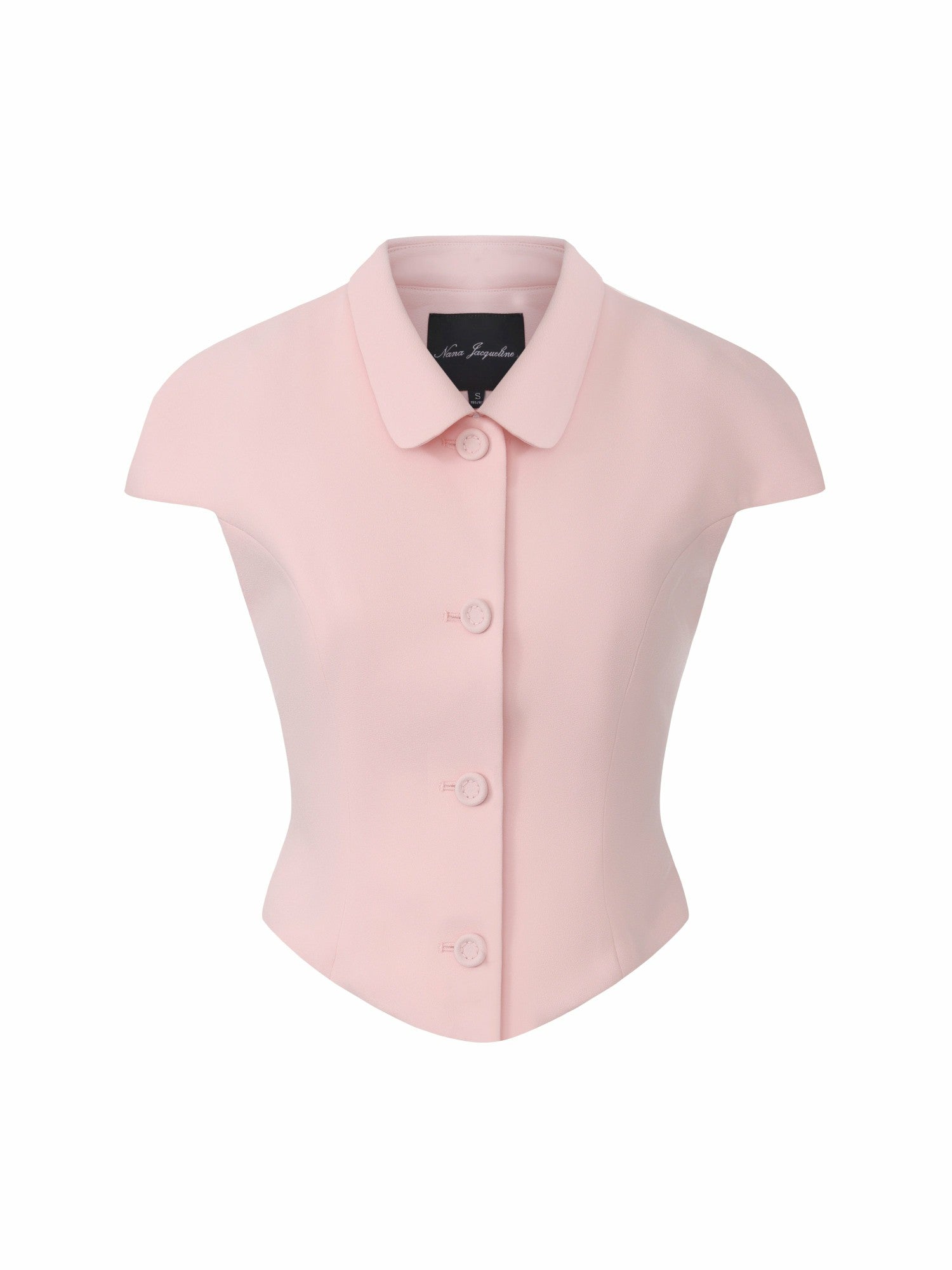Alina Cap Sleeve Pink Top | Nana Jacqueline