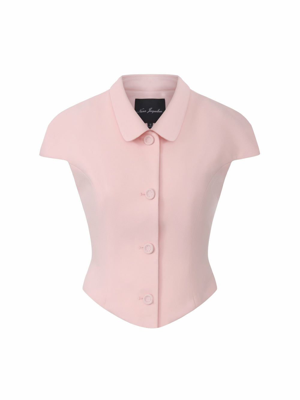 Alina Cap Sleeve Pink Top | Nana Jacqueline