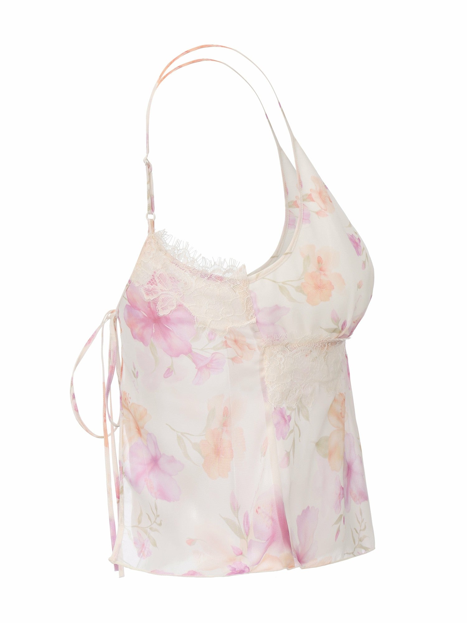 Ophelia Floral Lace Ivory Top | Nana Jacqueline