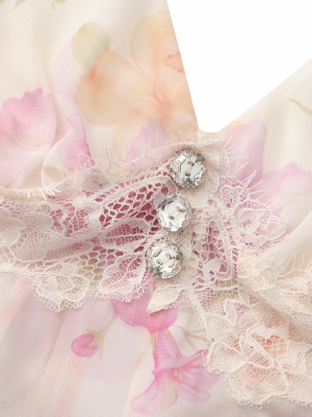 Ophelia Floral Lace Ivory Top | Nana Jacqueline