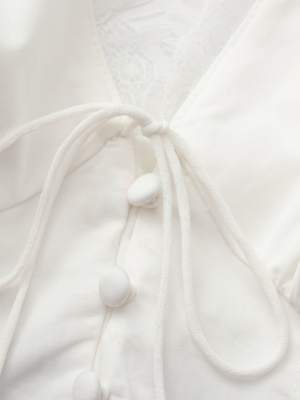 Phoebe Open-Back White Top | Nana Jacqueline