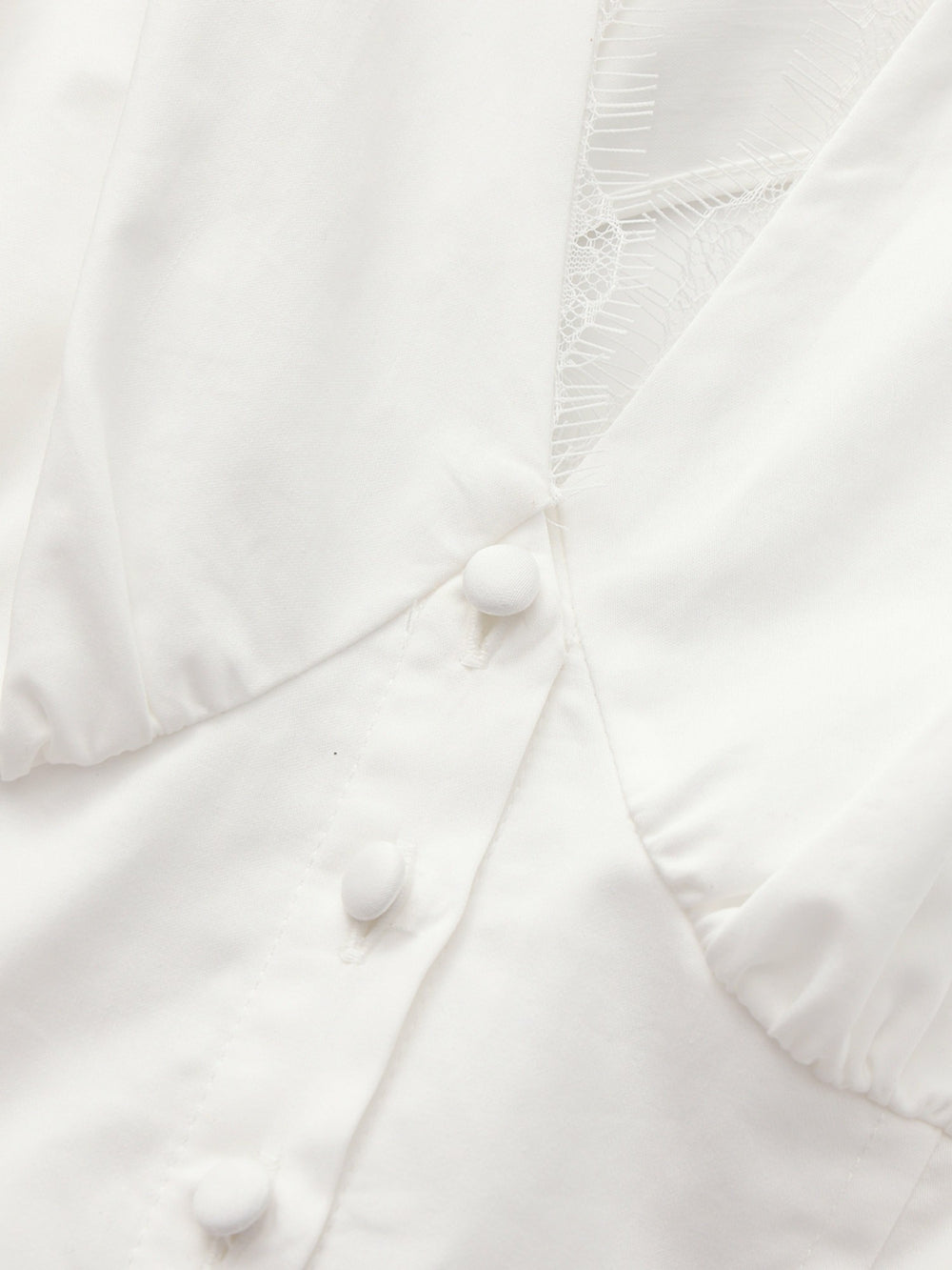 Raven Puff Sleeve White Top | Nana Jacqueline