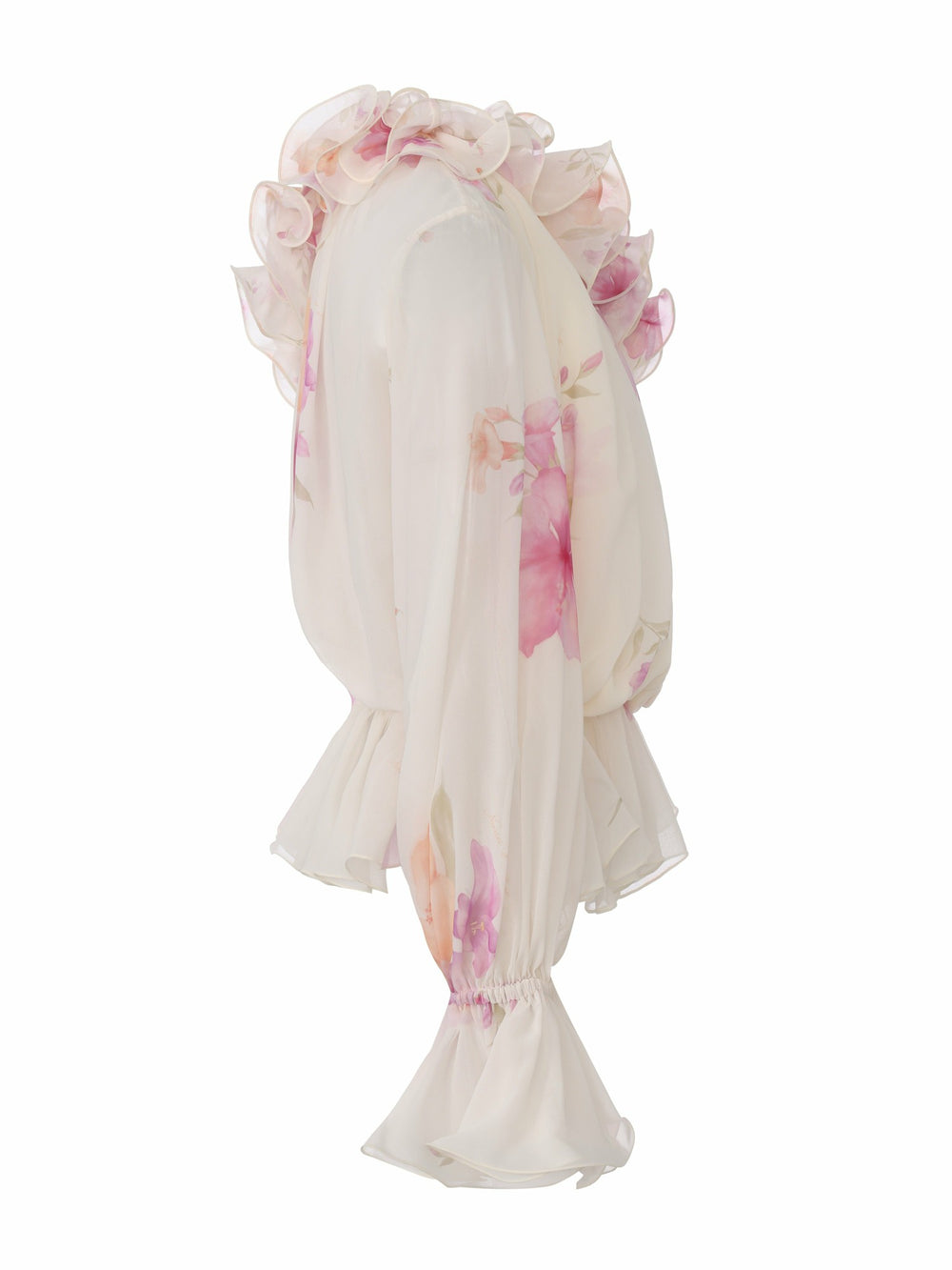 Summer Off-Shoulder Ruffle Cream Blouse | Nana Jacqueline