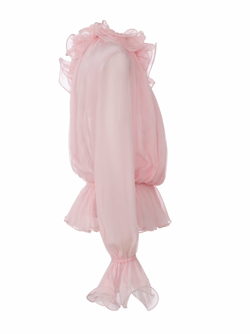 Summer Off-Shoulder Ruffle Pink Blouse | Nana Jacqueline